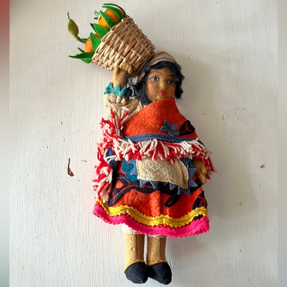 Vintage 1930’s Orbis Joao Perotti Brazilian cloth bodied doll
